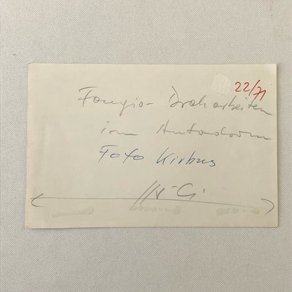Vintage Racing Photo Photograph Juan Manuel Fangio