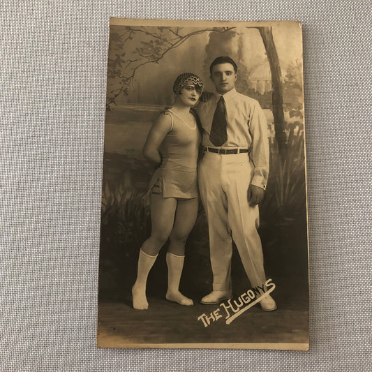Circus Performer Photo Postcard Real Photo Postcard RPPC The Hugonys