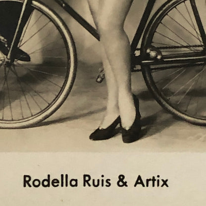 Circus Performer Real Photo Postcard Post Card RPPC Bicycle Rodella Ruis & Artix