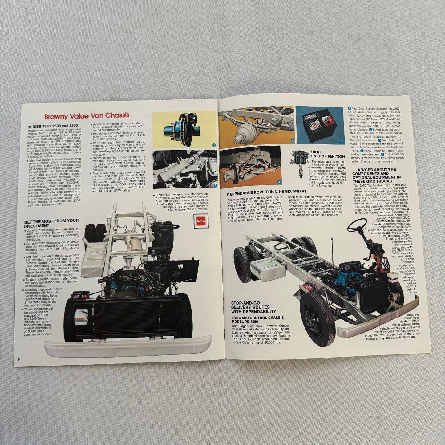 GMC Value Van Truck Sales Brochure Catalog Advertising