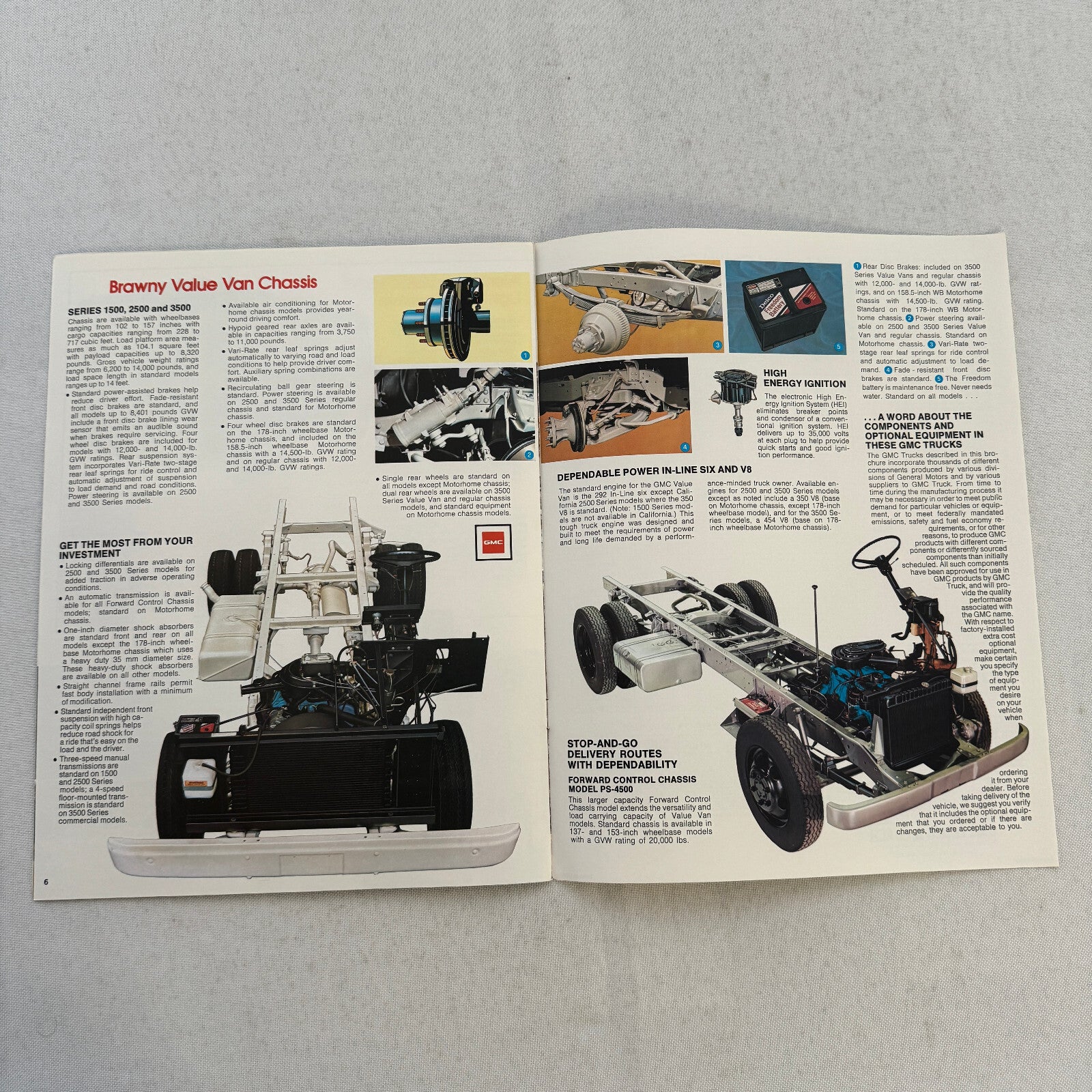 GMC Value Van Truck Sales Brochure Catalog Advertising