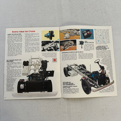 GMC Value Van Truck Sales Brochure Catalog Advertising