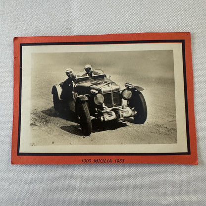 1933 Mille Miglia Racing Photo Print Image Car Drivers