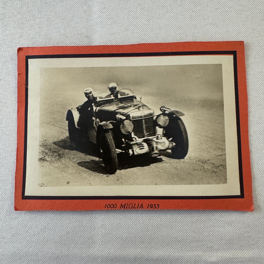 1933 Mille Miglia Racing Photo Print Image Car Drivers