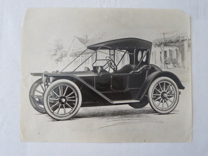 1912 American Underslung Scout Type 22-A 22A Illustrated Photo - Press Image ? 