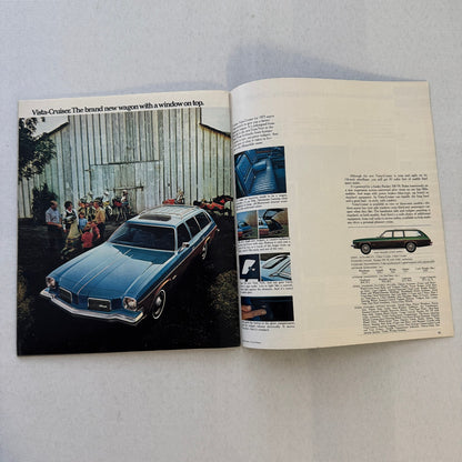 1973 Oldsmobile Sales Brochure Cutlass Supreme Omega Toronado Delta 88 Vintage
