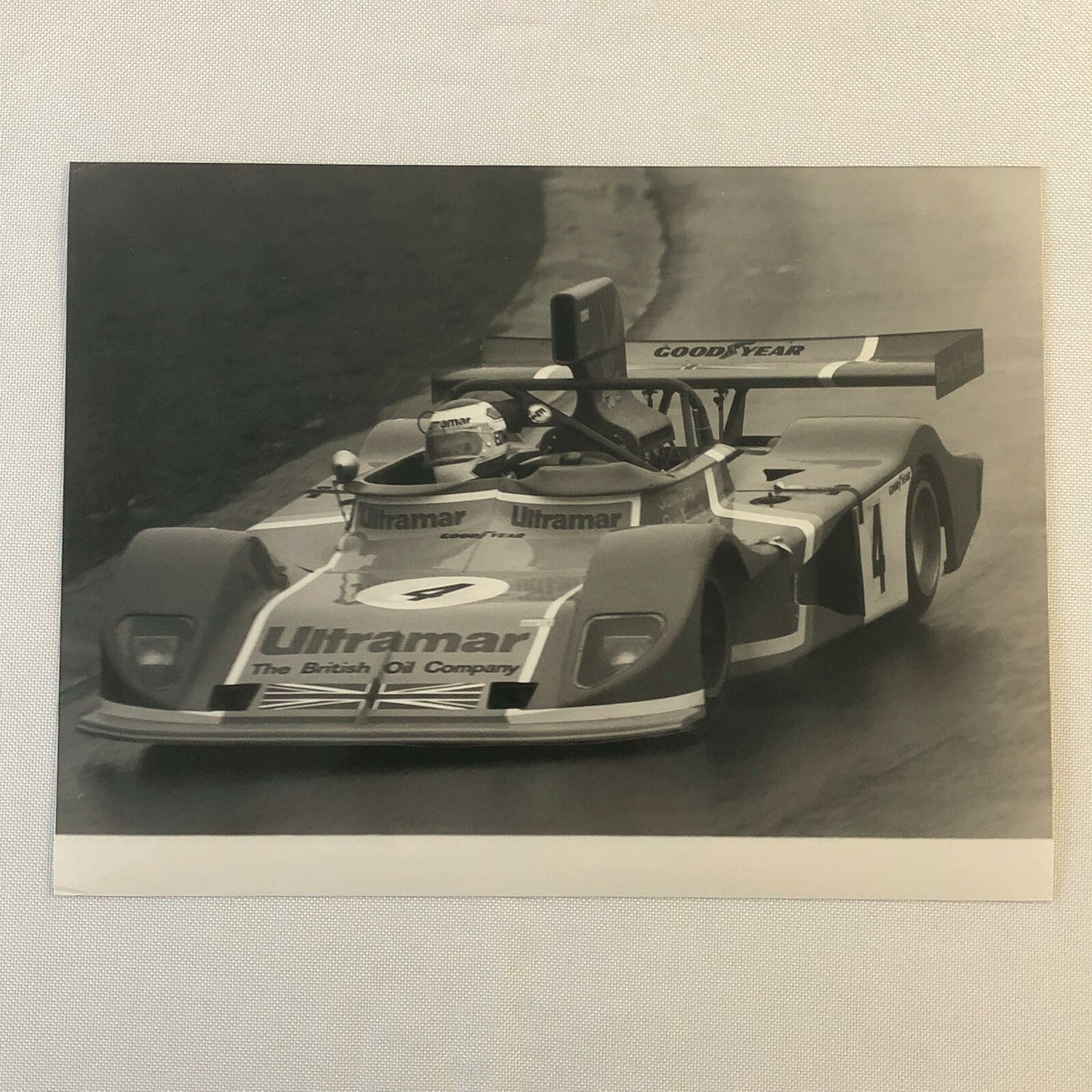 Vintage Racing Photo Photograph 1976 300KM Nurburgring March 76S Ford Car 
