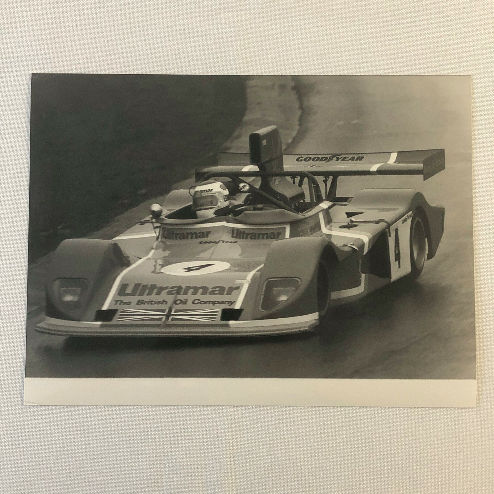 Vintage Racing Photo Photograph 1976 300KM Nurburgring March 76S Ford Car 