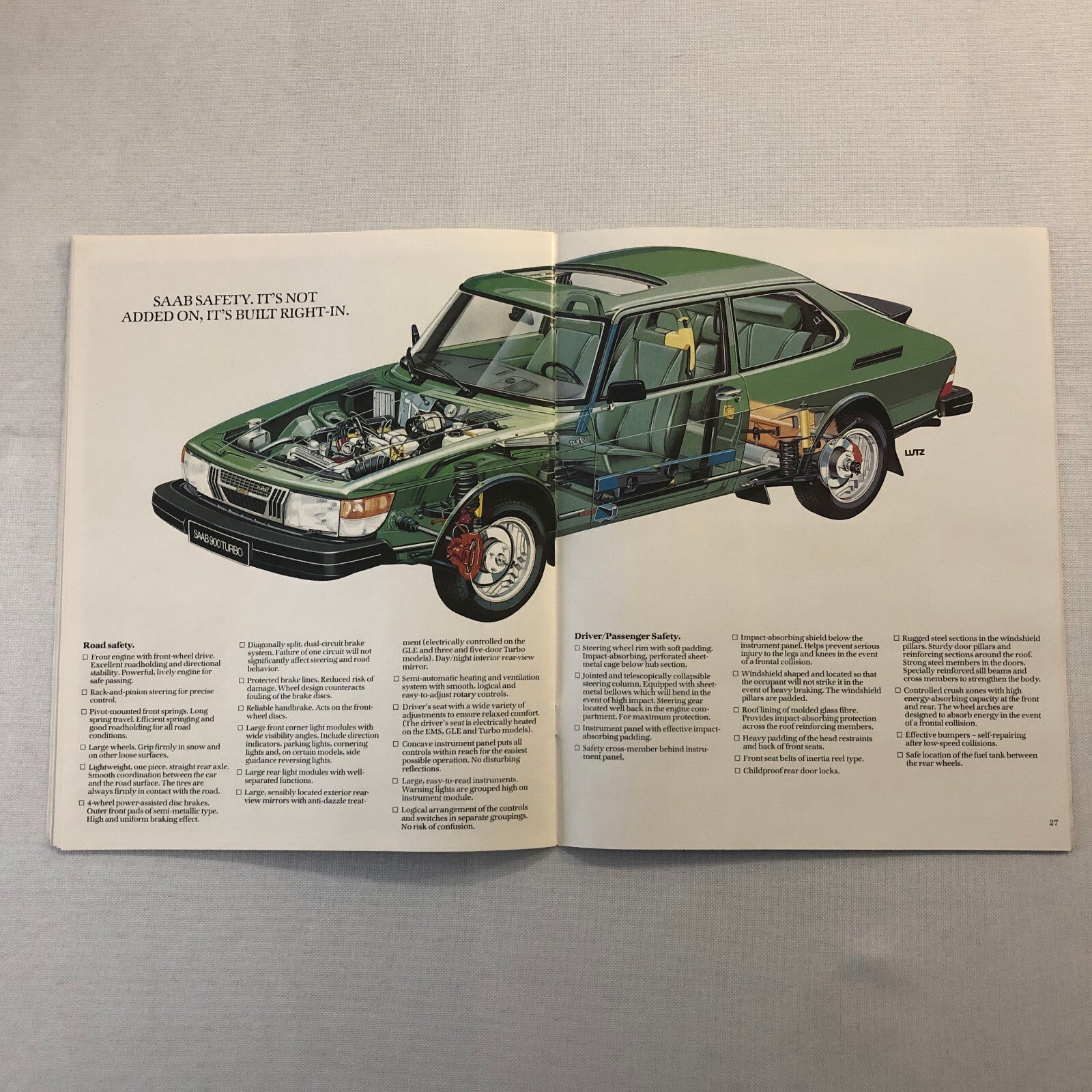 1979 Saab 900 Car Automobile Sales Brochure Catalog 900 GLi EMS GLE Turbo