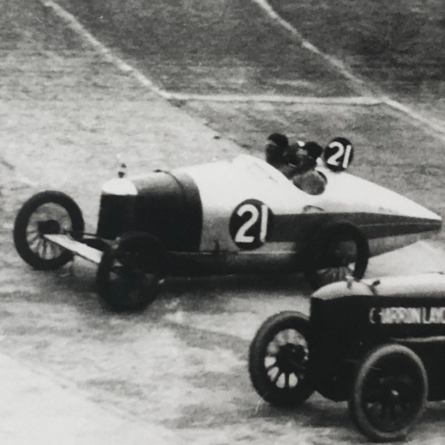 Vintage Car Racing Photo Photograph Charron Laycock AC - Modern Era Print 