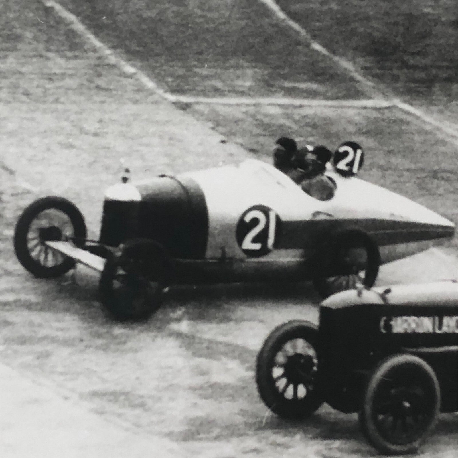 Vintage Car Racing Photo Photograph Charron Laycock AC - Modern Era Print 