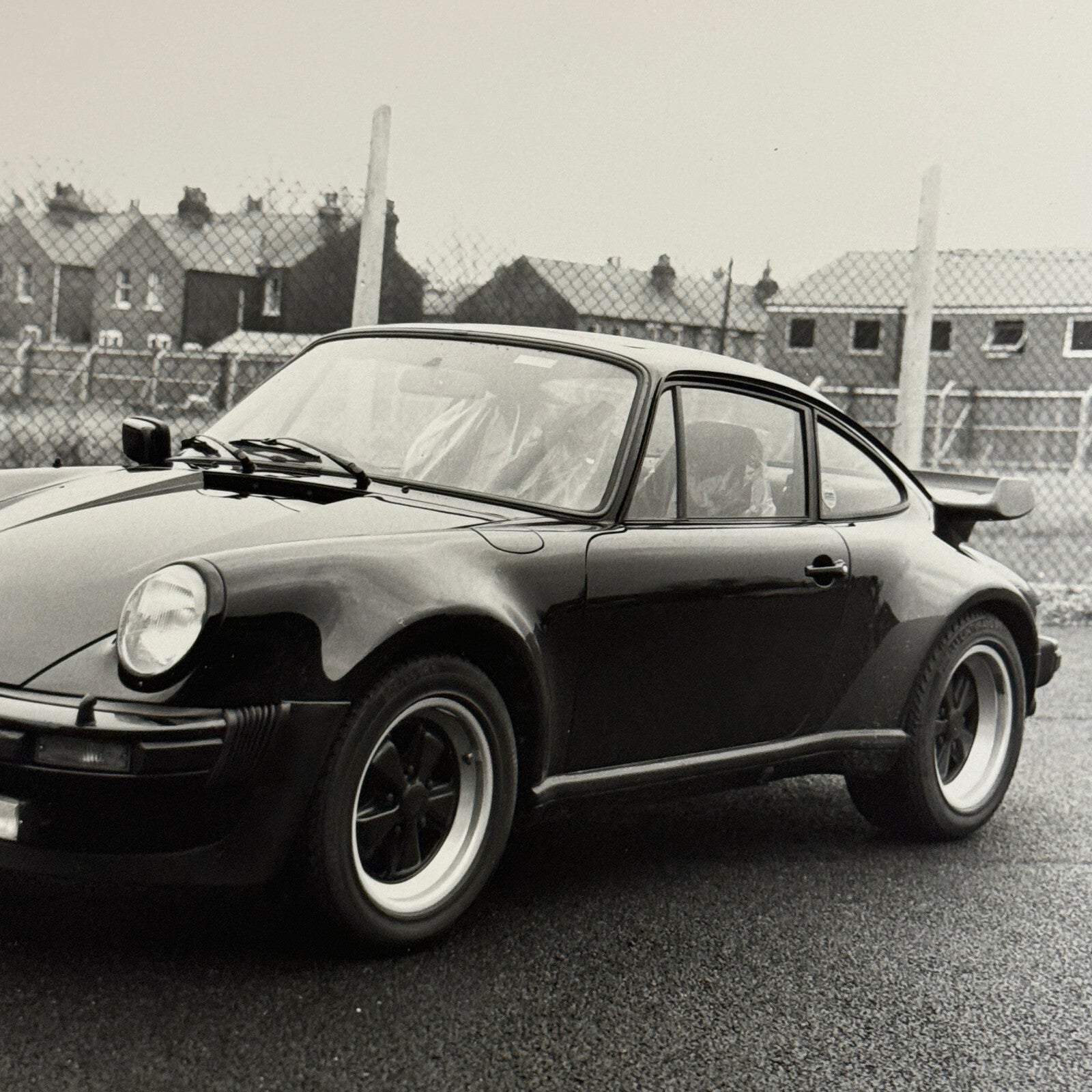 Porsche 911 Car Factory Press Photo Photograph Vintage Turbo ?