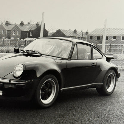 Porsche 911 Car Factory Press Photo Photograph Vintage Turbo ?