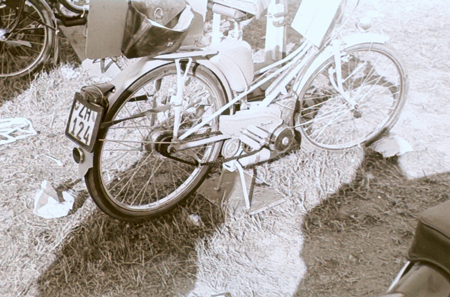 Vintage Motorcycle Racing Photo Motocross Regensdorf Germany Negative Lot