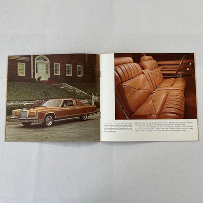 1977 Lincoln Car Sales Brochure Catalog Lincoln Continental Mark V