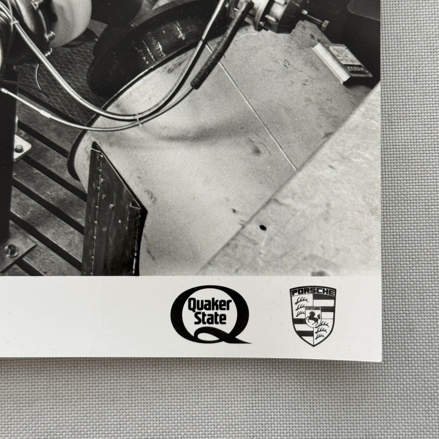 Porsche Quaker State Indy Racing Engine Factory Press Photo Photograph Vintage