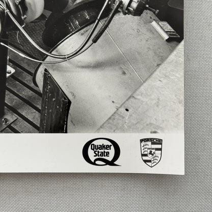 Porsche Quaker State Indy Racing Engine Factory Press Photo Photograph Vintage