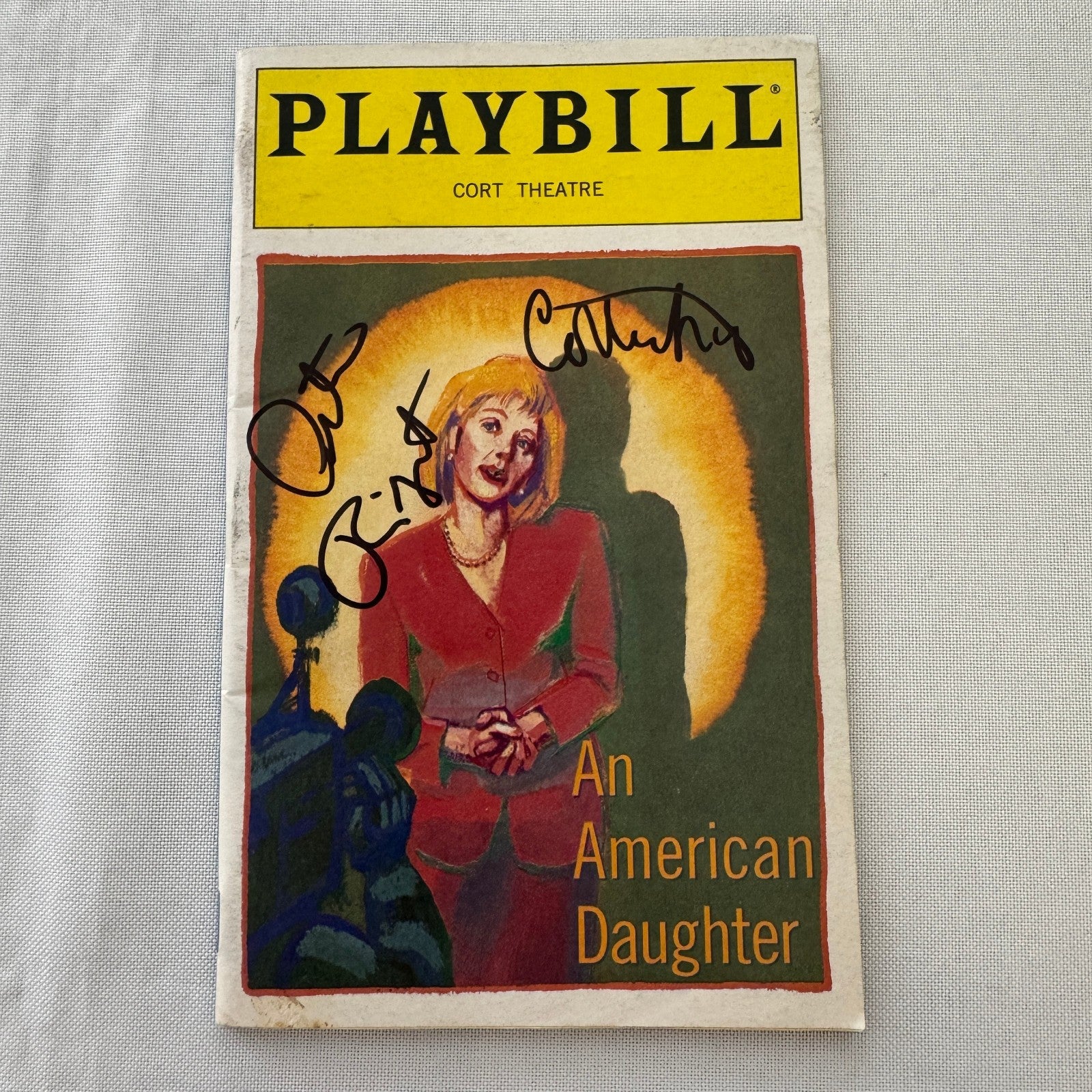 An American Daughter Cast Signed Program Playbill 1997 Cotter Smith +