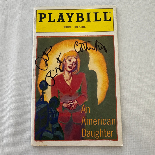 An American Daughter Cast Signed Program Playbill 1997 Cotter Smith +