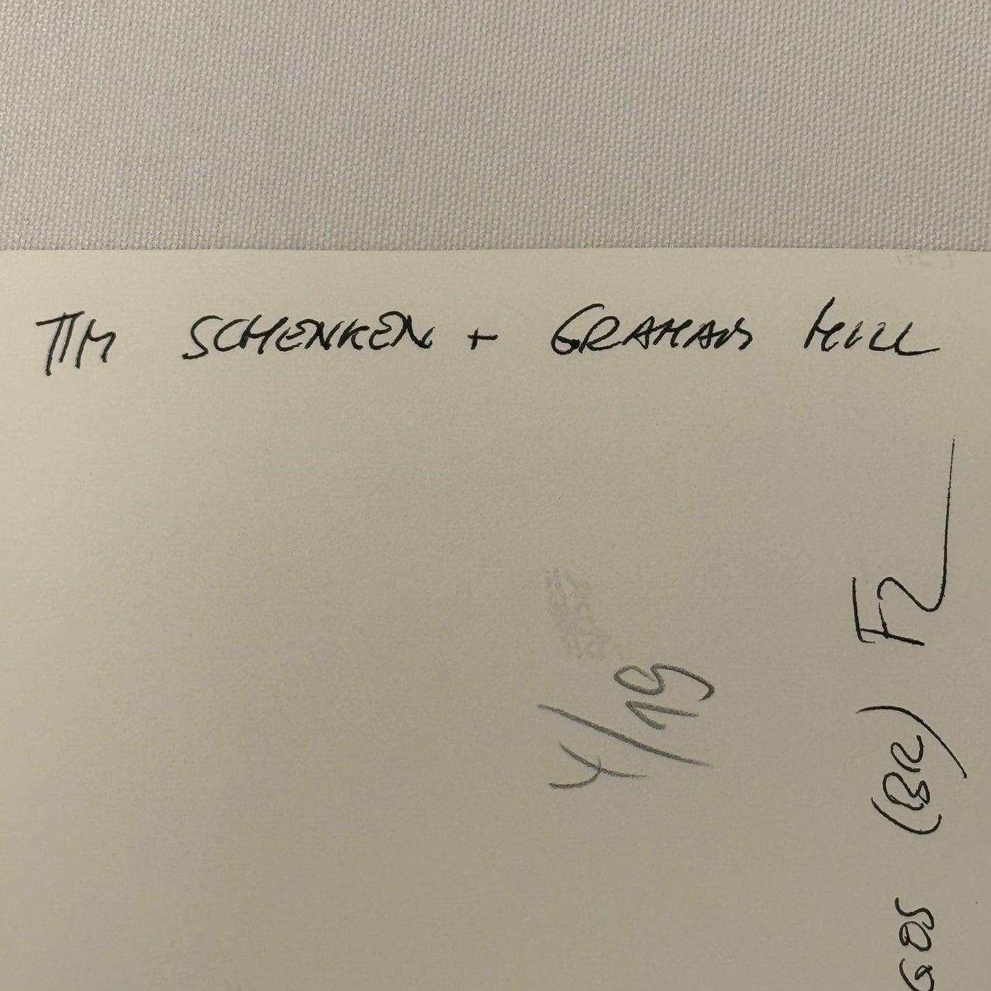 Vintage Racing Photo 1971 Interlagos F2 Race Graham Hill Tim Schenken Motorsport