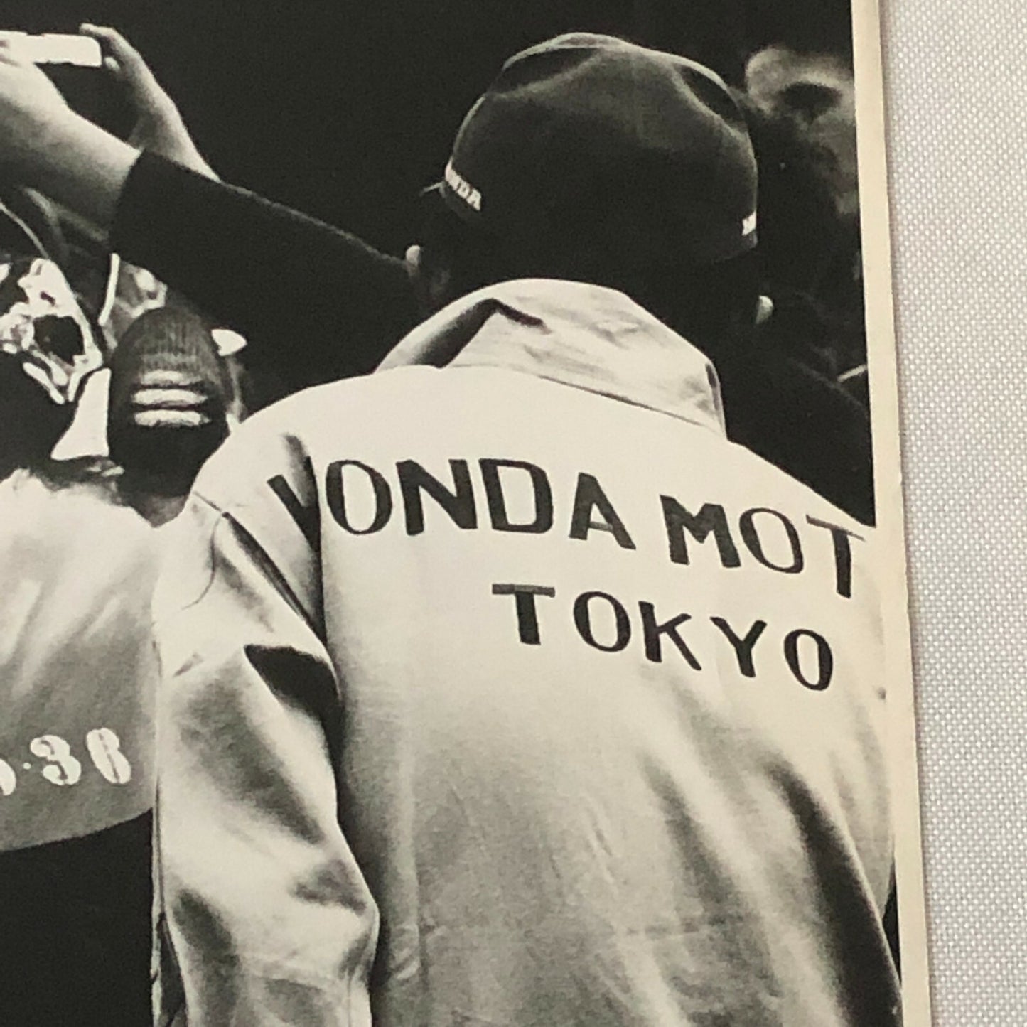 Vintage Honda F1 Grand Prix Racing Car Team Photo Photograph Print 