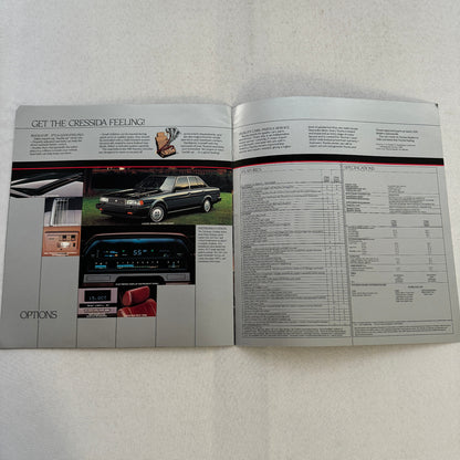 Toyota Cressida Car Sales Brochure Catalog Luxury Sedan and Station Wagon 1984