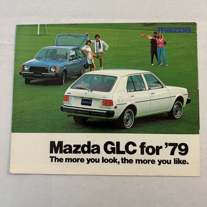 1979 Mazda GLC Car Sales Brochure Catalog Vintage Advertising