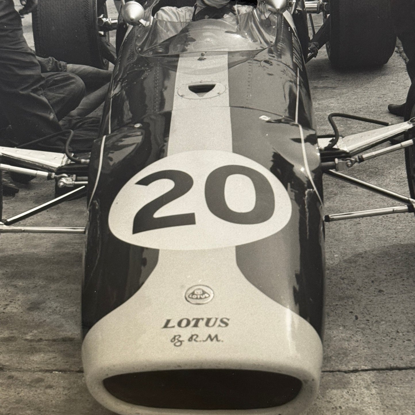 Vintage Racing Photo Lotus 43 Monza 1966 Car Motorsport MODERN PRINT