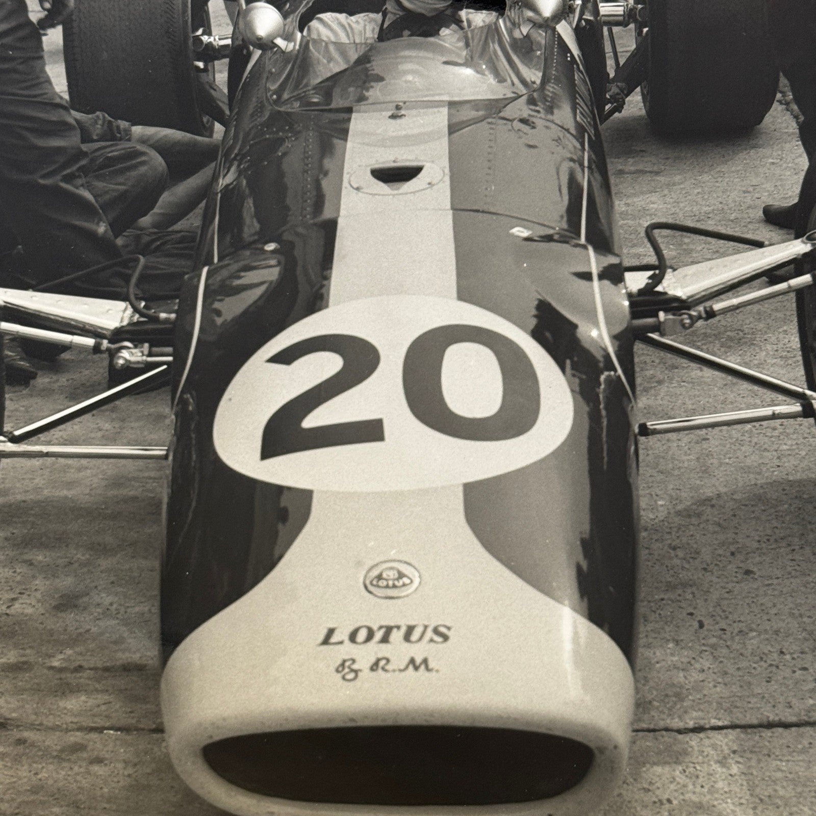 Vintage Racing Photo Lotus 43 Monza 1966 Car Motorsport MODERN PRINT