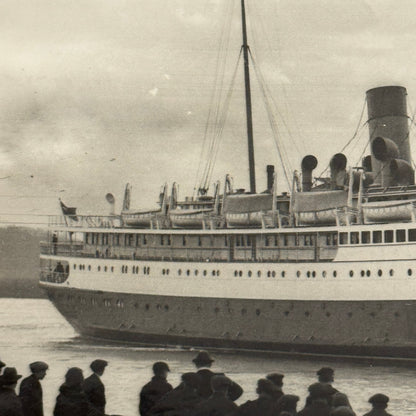 Vintage Photo Canadian Pacific Liner Princess Marguerite Ship Boat Photograph