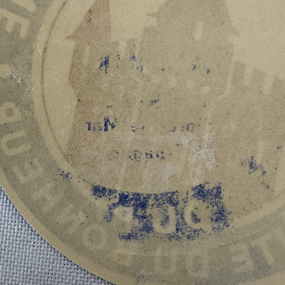 Vintage Hotel Travel Label Santa Marta Spain Relais de Campagne Route du Bonheur