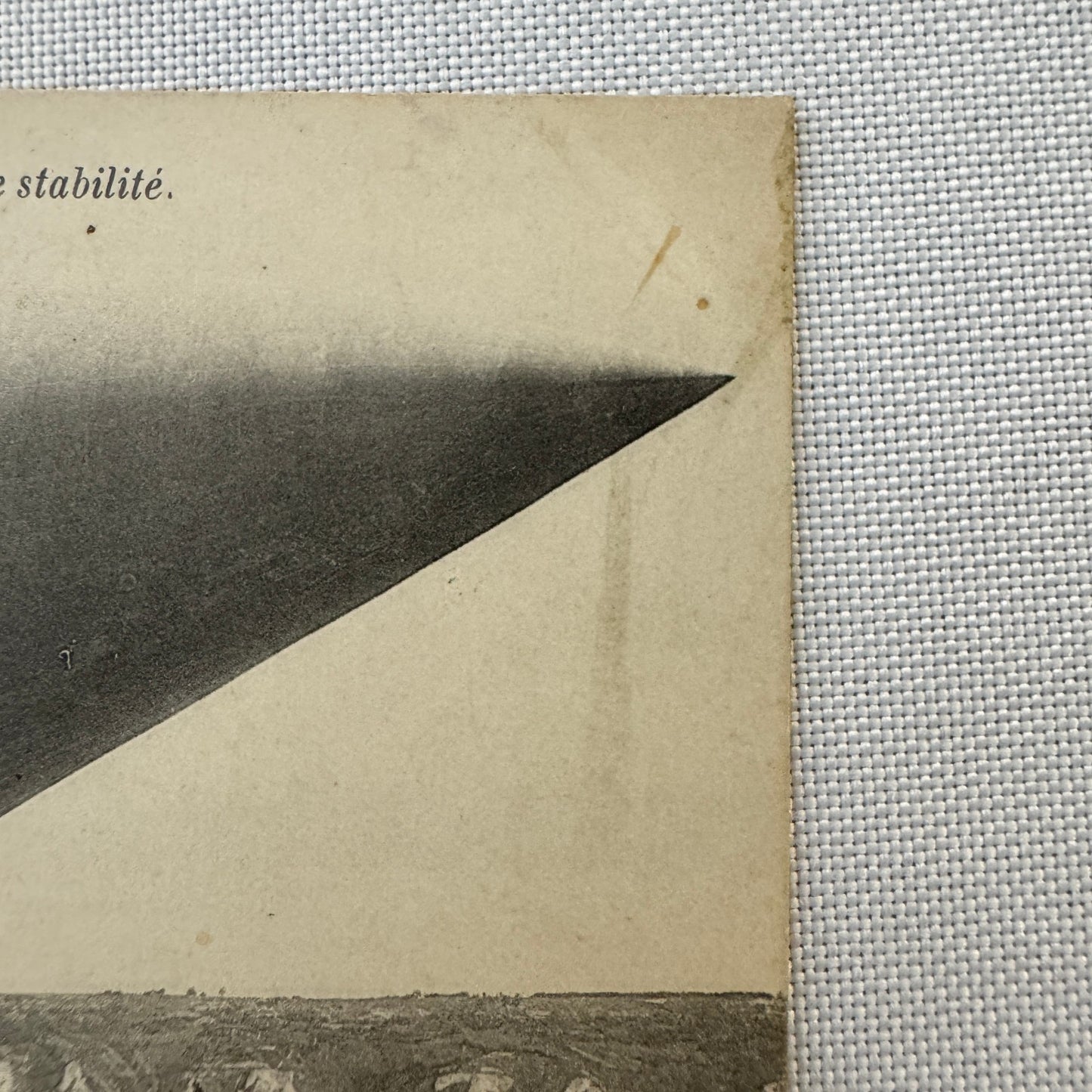 Vintage Zeppelin Airship Dirigible Postcard Post Card French Le Jaune II 1907