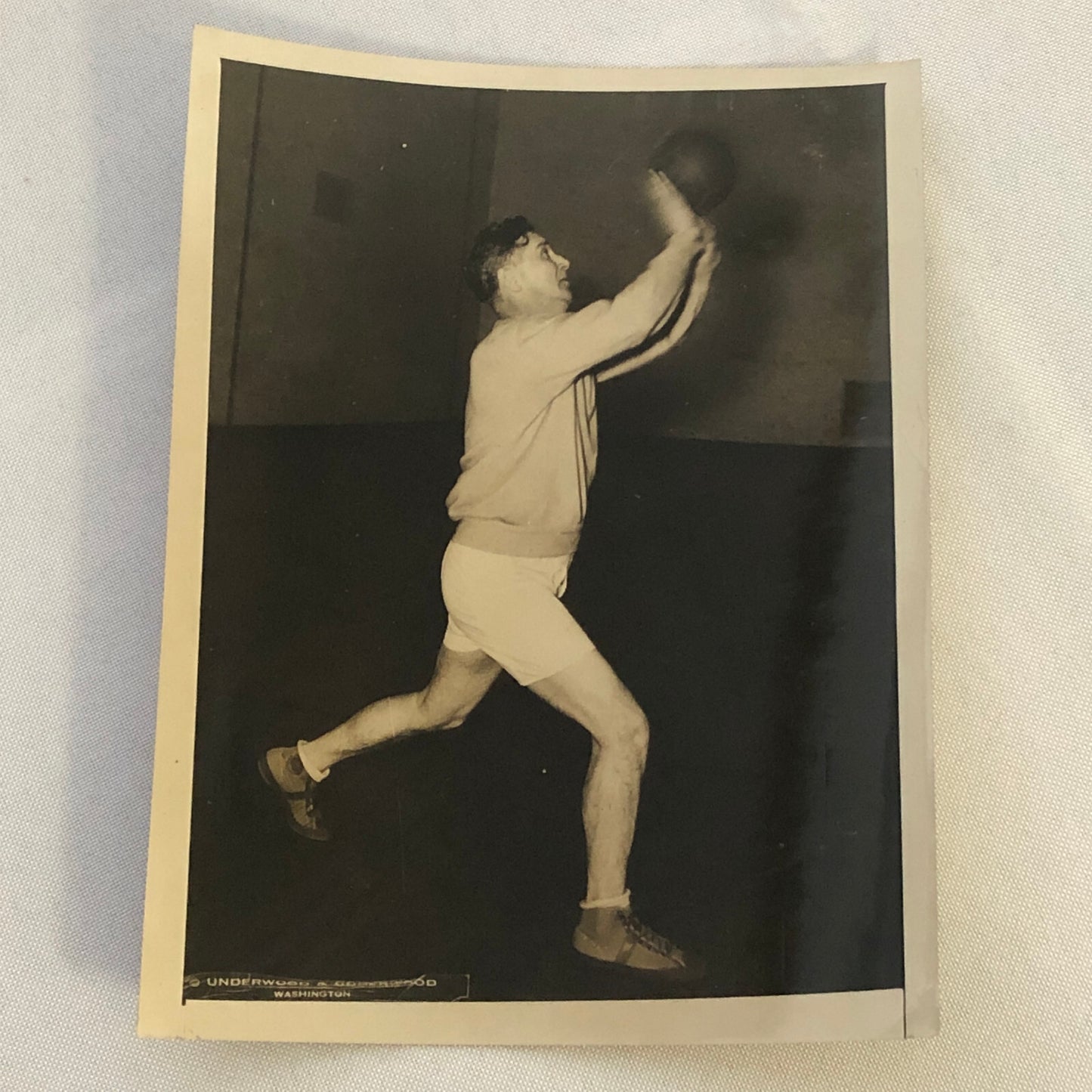 Press Photo Photograph Raymond J Cannon Democratic Representative Handball