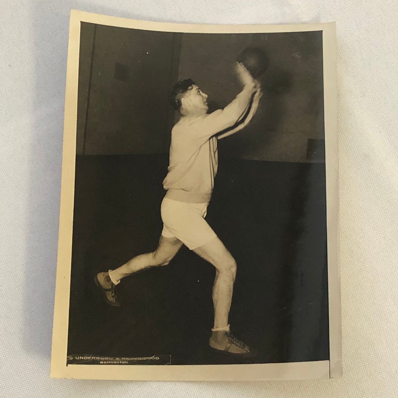 Press Photo Photograph Raymond J Cannon Democratic Representative Handball