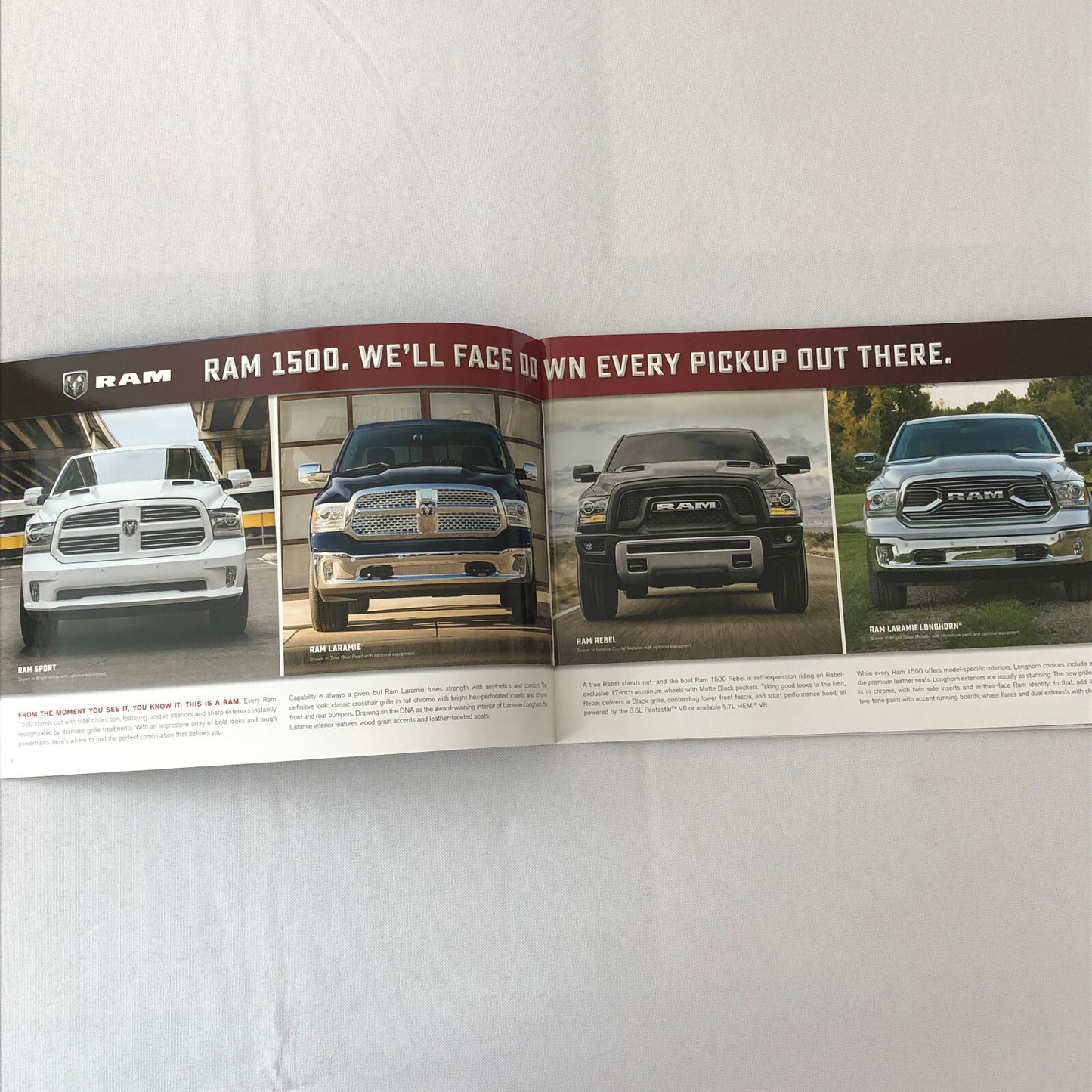 2017 Dodge Ram 1500 Pickup Sales Brochure Catalog Outdoorsman Laramie Sport +