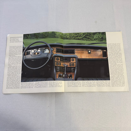 Vintage Jaguar Car Brochure XJ6 Sovereign XJ12 Plas Catalog Automobile 1985 1986