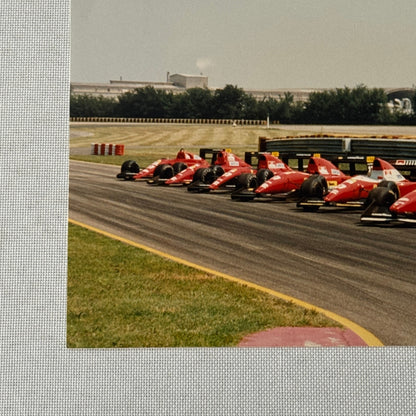 Ferrari Formula One F1 Car Line up 1989 to 1996 Photo Photograph Paul Frere