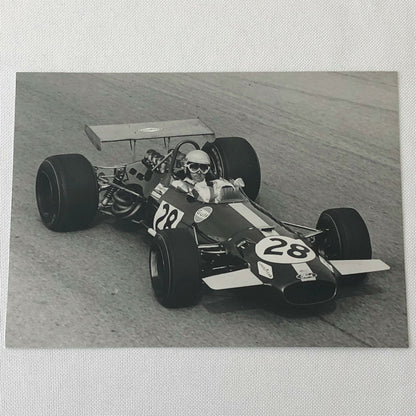 Vintage Grand Prix Racing Photo Photograph Jack Brabham Driver Car