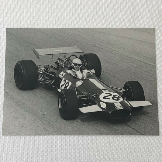Vintage Grand Prix Racing Photo Photograph Jack Brabham Driver Car