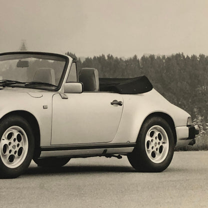 Vintage Porsche 911 Carrera Cabriolet Convertible Factory Werkfoto Press Photo