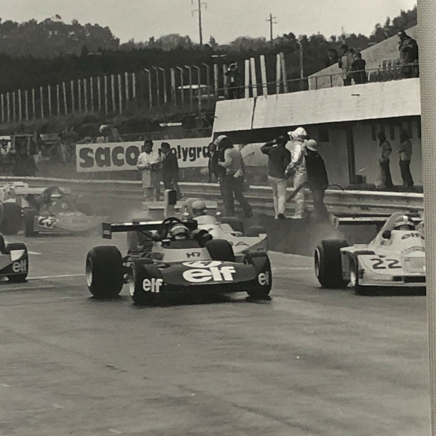 Vintage 1975 Formula 2 F2 Racing Photo Photograph Estoril Grand Prix Cars 