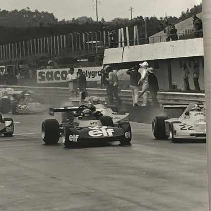Vintage 1975 Formula 2 F2 Racing Photo Photograph Estoril Grand Prix Cars 