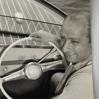 Juan Manuel Fangio Retirement Vacation Holiday Italian Press Photo F1 Racing