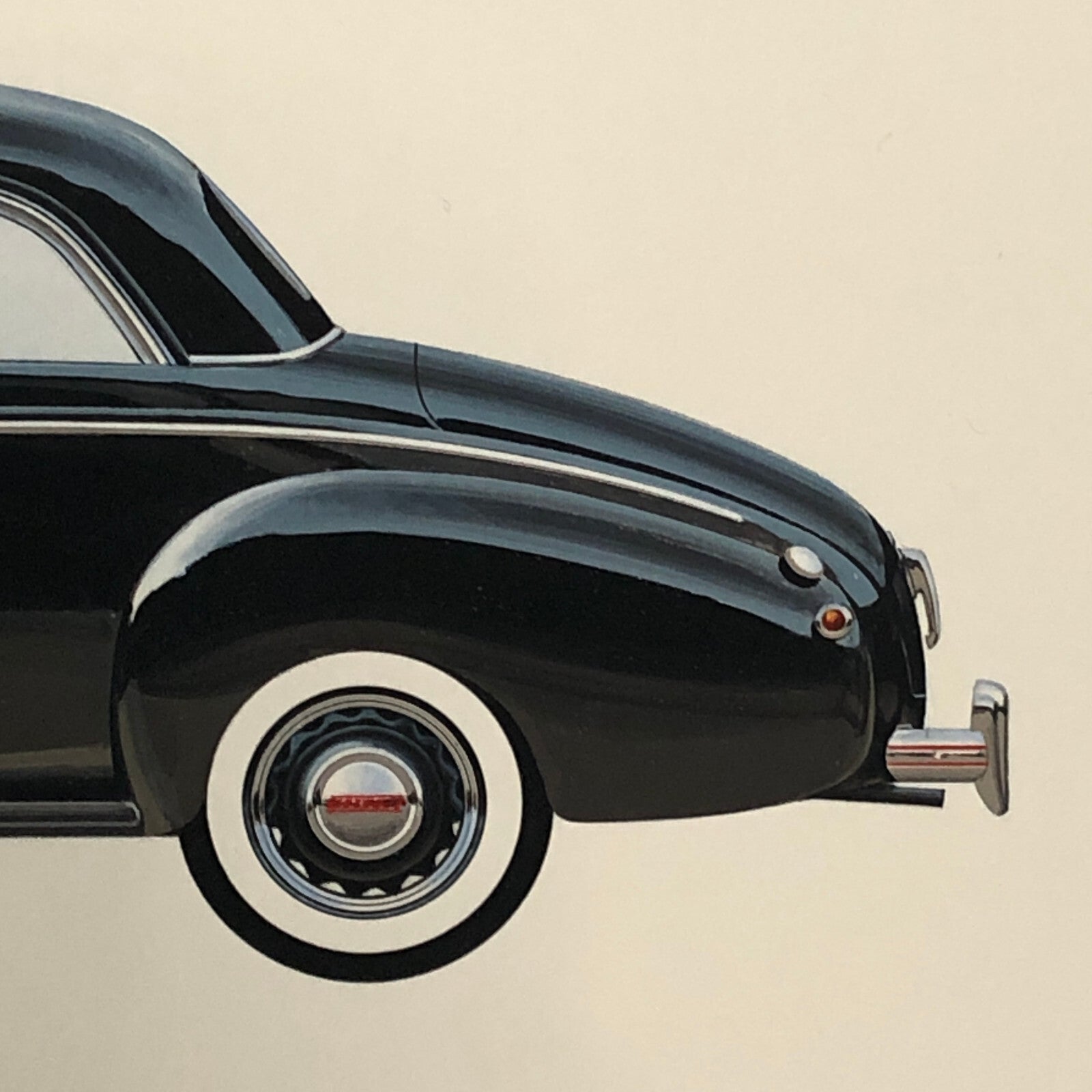 1939 Mercury Sedan Coupe Car Illustration Art Drawing Hand Drawn