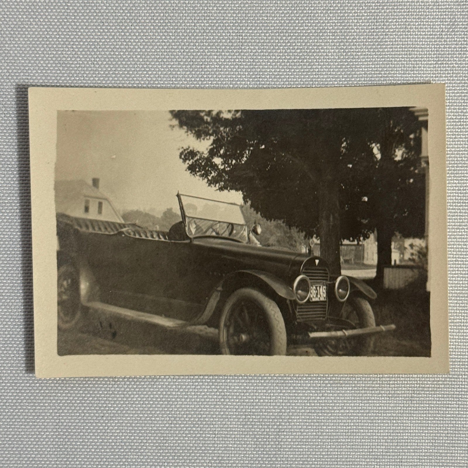 Vintage Automobile Photo Photograph Print Snapshot Antique Car