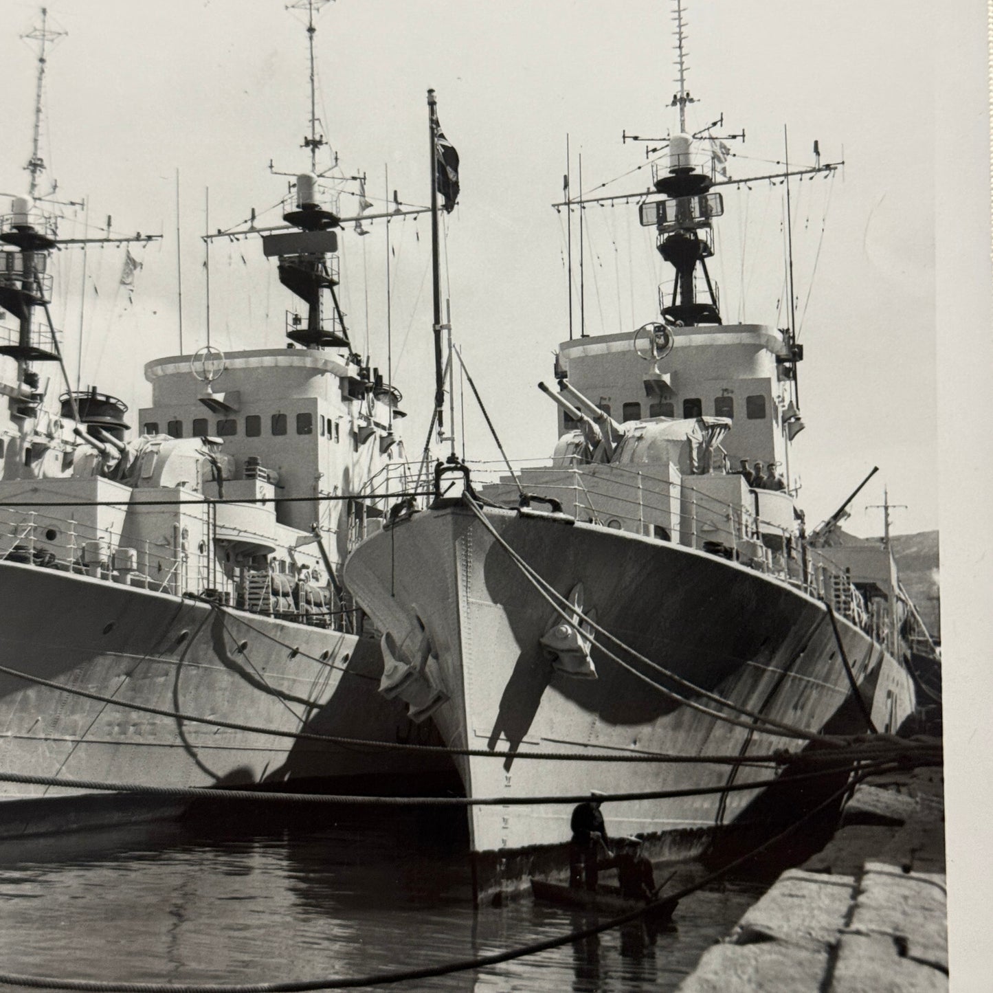 Vintage Military Ship Boat Photo Photograph Royal Canadian Navy