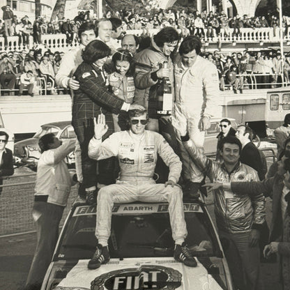 1980 Rallye Monte Carlo Press Photo Photograph DPPI Fiat 131 Abarth Car
