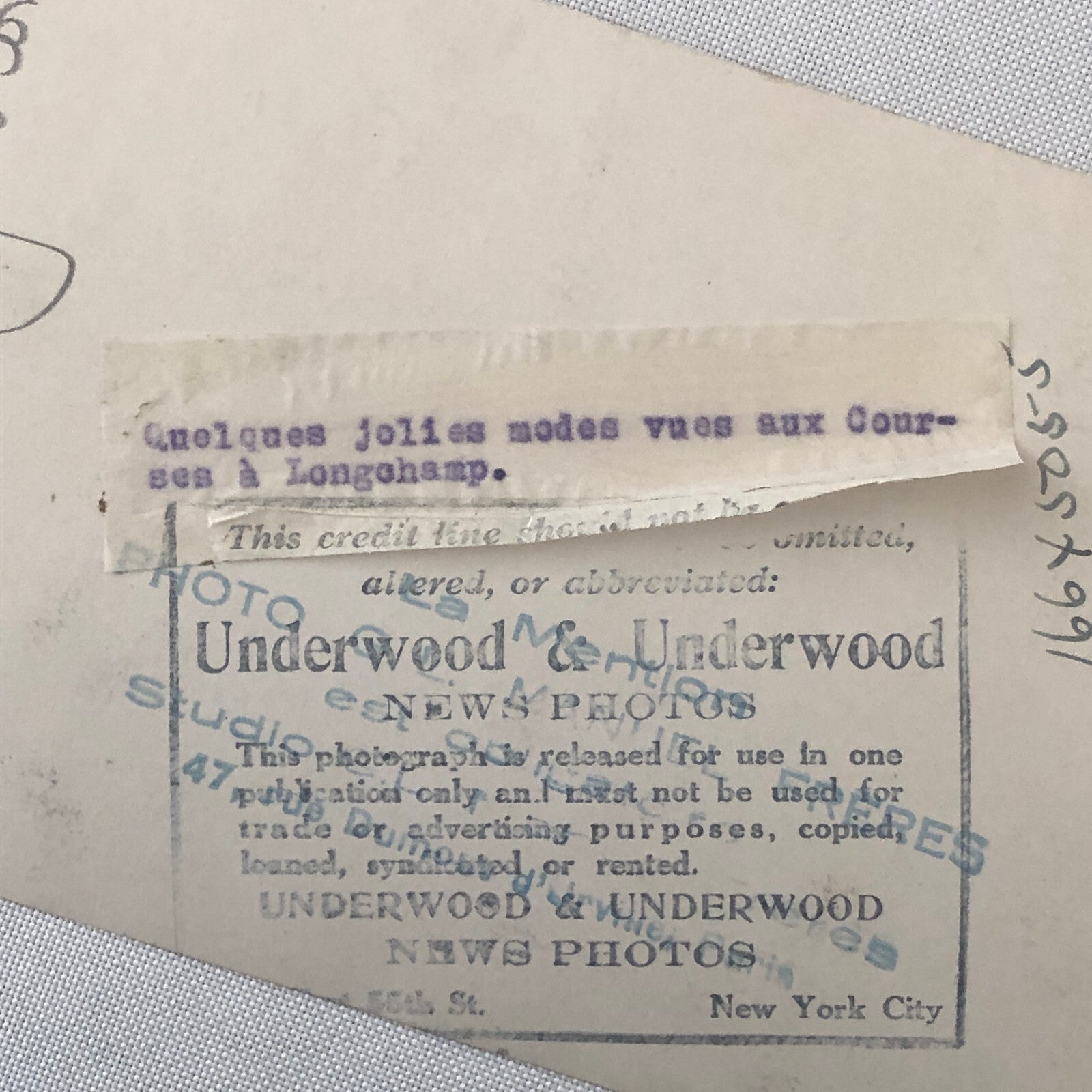 Fashion Photograph Photo French Woman Underwood & Underwood France