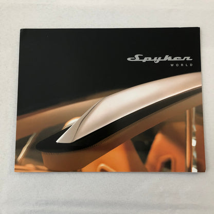 Spyker Car Sales Brochure Catalog C8 Spyder C8 Laviolette C12 Zagato F8 VII +