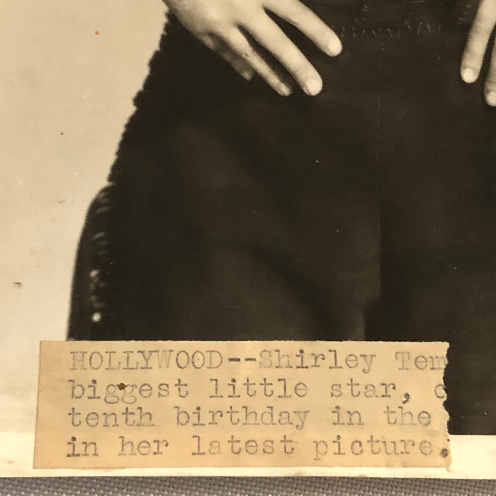 Shirley Temple Actress Press Photo Photograph Print Vintage